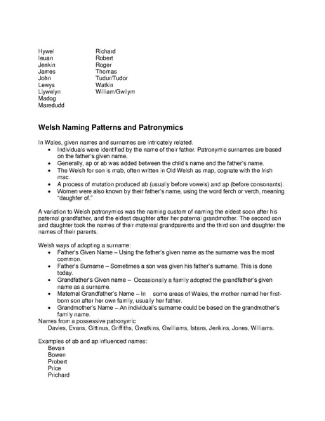 File:Welsh Naming Patterns Handout. Accepted Final.pdf