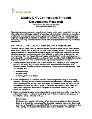Making DNA Connections Through Descendancy Research.pdf
