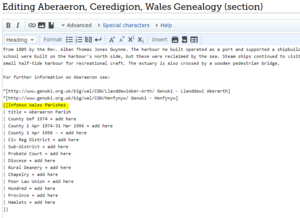 Wales infobox code.PNG